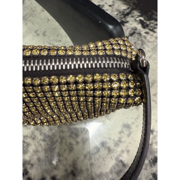 Alexander Wang Womens Rhinestone Mini Bag With Leather Strap & Zipper Closure - Picture 10 of 10